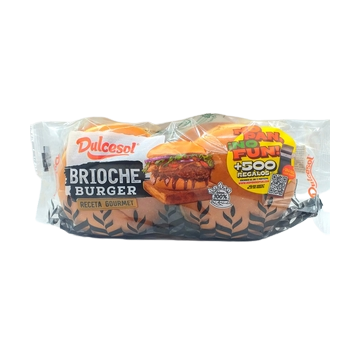 Dulcesol Burger Brioche 340grs