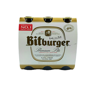 Bitburger Premium Pack X6 33cl