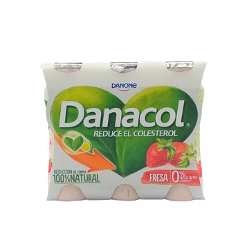 Danone Danacol Beber Fresa X 6