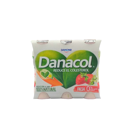 Danone Danacol Beber Fresa X 6