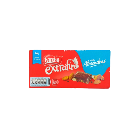 Nestle Chocolate Extrafino Almendras 123grs