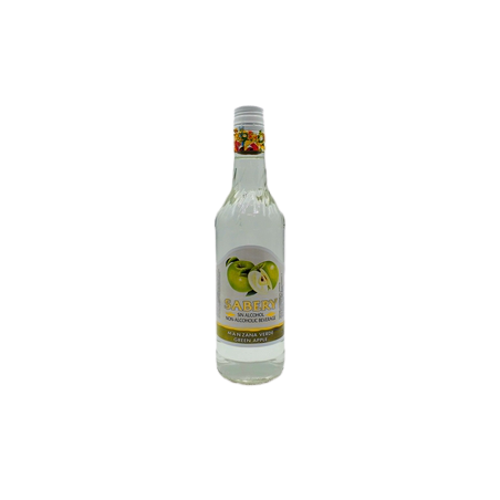 Sabery Licor Manzana Verde S/Alcohol 75cl