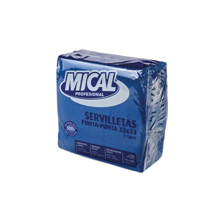 Mical Servilletas Azules 33x33 50unid.