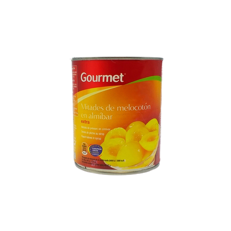 Gourmet Melocotón Mit.Almíbar 840grs