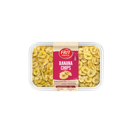 Frit Ravich Banana Chips Tarrina 100grs