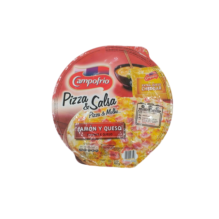 Campofrio Pizza Jamón Queso Con Salsa Cheedar 360grs