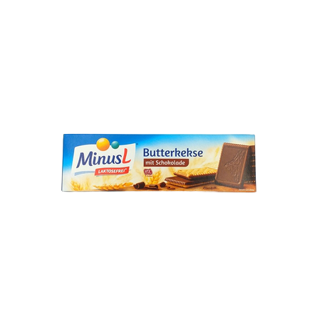 Minusl Butterkekse Mit Schokolade Laktos.125grs