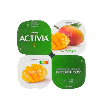 Danone Activia C/Mango X 4