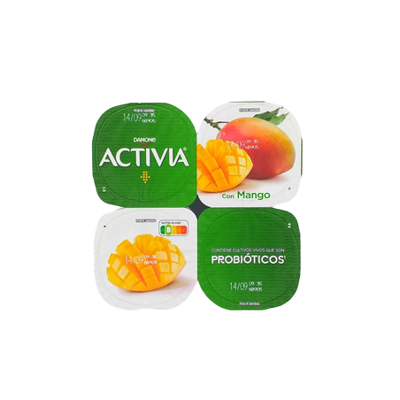 Danone Activia C/Mango X 4
