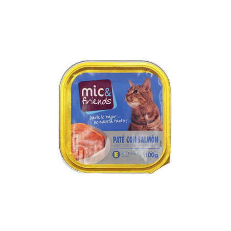Mic & Friends Paté Gato Salmon Tarr.100grs