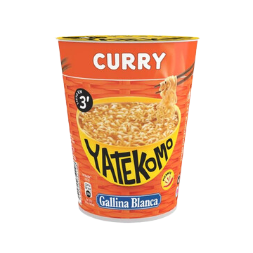 Yatekomo Curry Vaso 61grs