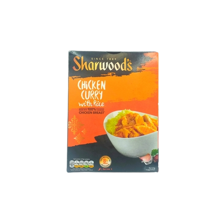Sharwood`s Chicken Curry With Rice 375grs
