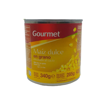 Gourmet Maiz Dulce Lata 340grs