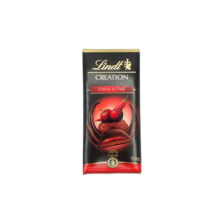Lindt Creation Cherry & Chili 70% Tab.150grs