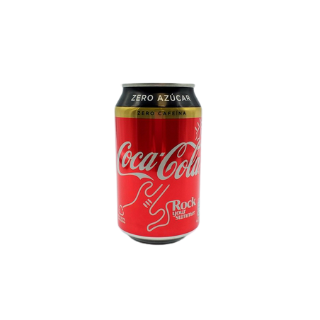 Coca Cola Zero Sin Cafeina Lata 33cl