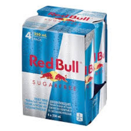 Red Bull Sugar Free Pack 4x250ml