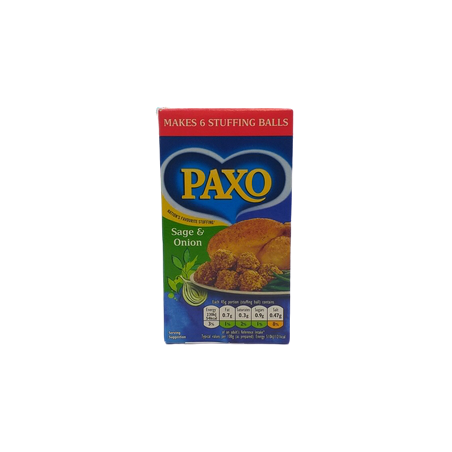 Paxo Sage And Onion Stuffing 85grs