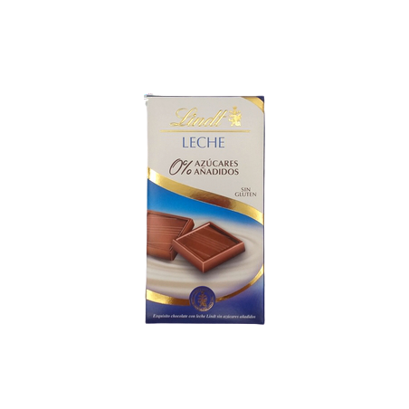 Lindt Chocolate Leche S/Azucar Tab.100grs