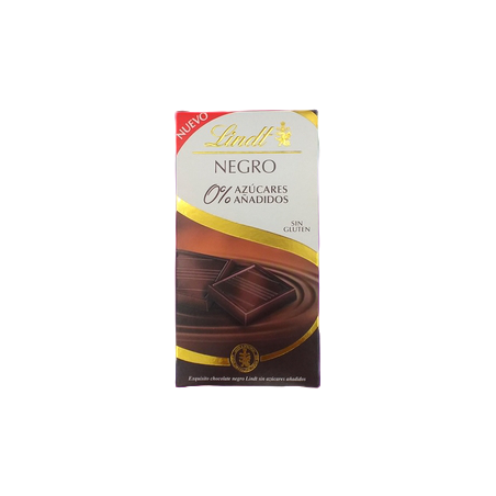 Lindt Chocolate Negro Sin Ázucar Tab.100grs