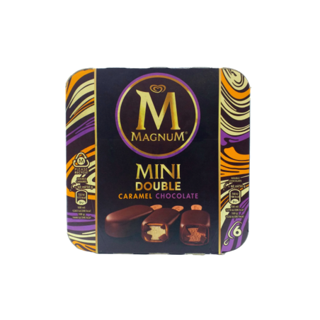 Magnum Mini Double Caramel Chocolate 6x55ml