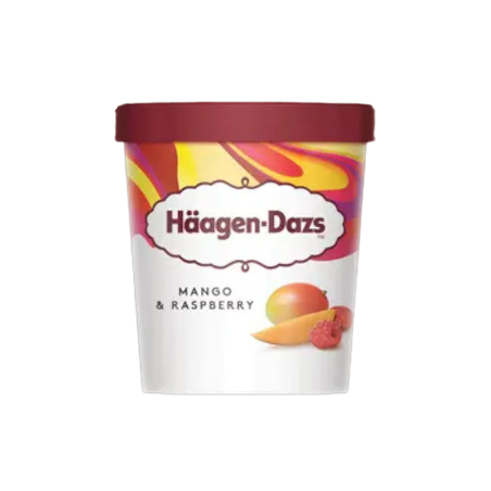 Haagen Dazs Mango & Raspberry Vaso 400ml