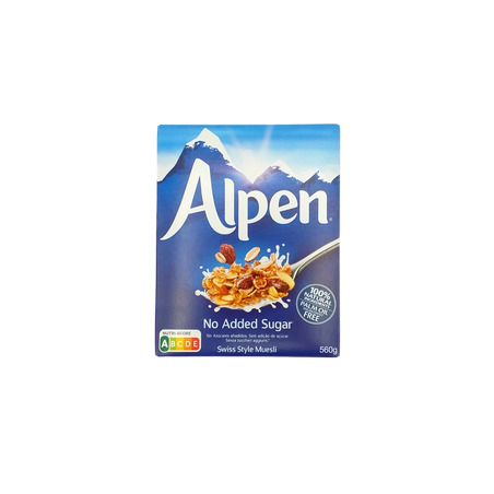 Alpen Muesli No Added Sugar 560grs