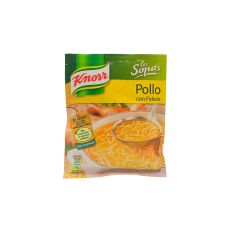 Knorr Sopa Pollo con Fideos Sobre 63grs