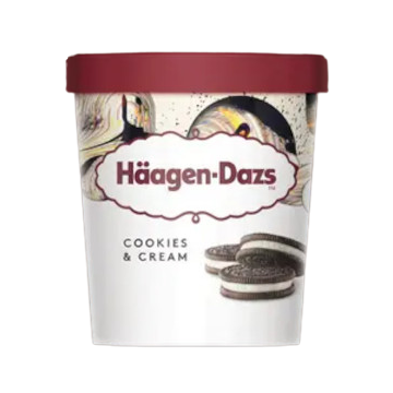 Haagen Dazs Cookies & Cream...