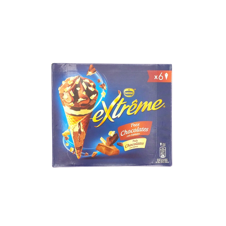 Nestle Extreme Cono 3 Chocolate X 6