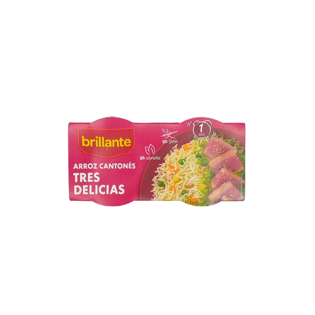 Brillante Arroz Tres Delicias 2x125grs