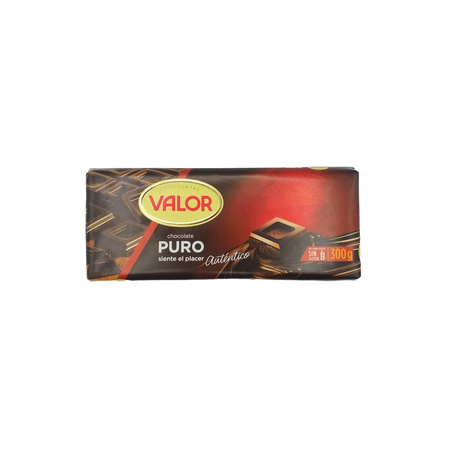 Valor Chocolate Puro Tab.300grs