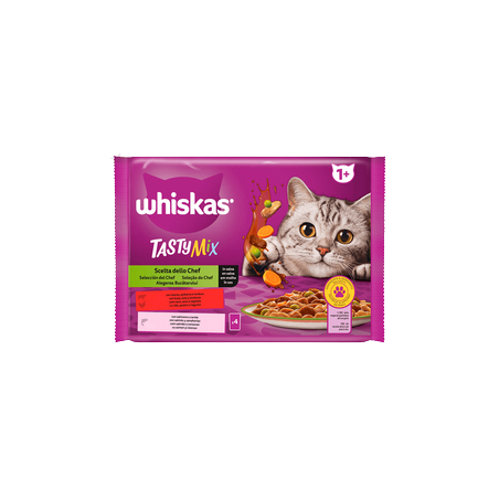 Whiskas Tasty Chef Pouch 4x85grs