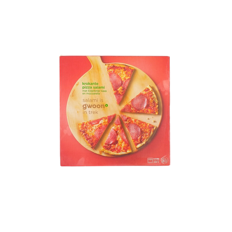 Gwoon Pizza Salami Edammer Mozzarella 320grs