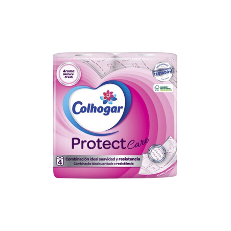 Colhogar Higienico Rosa Protect Care X 4