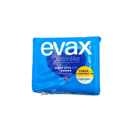 Evax Cottonlike Super Plus Alas X 10