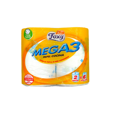 Foxy Papel Cocina Mega 3...