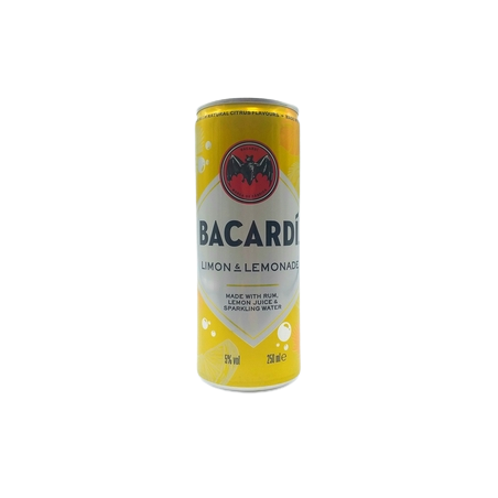 Bacardi Limon & Lemonade Lata 25cl