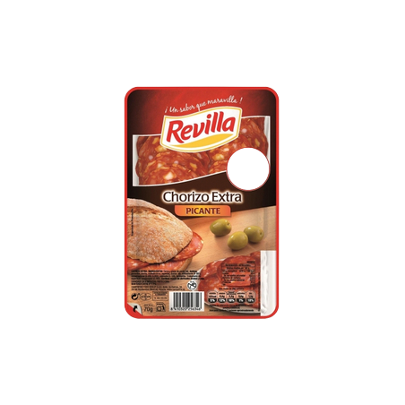 Revilla Chorizo Tradición Picante Lonch.85grs