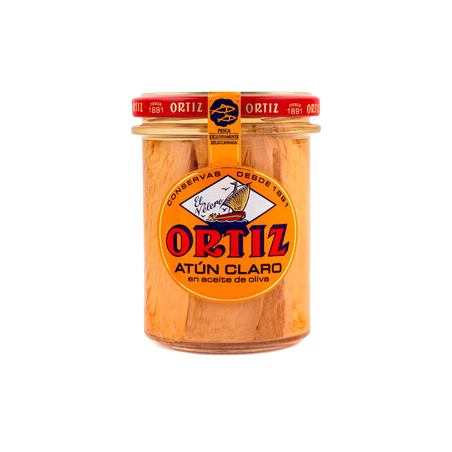 Ortiz Atun Claro Aceite Oliva Cristal 220grs