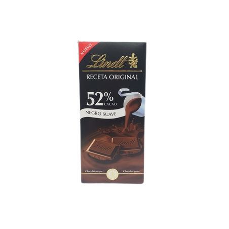 Lindt Chocolate Negro 52% Cacao Tabl.125grs