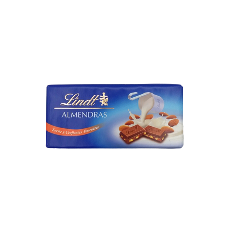 Lindt Chocolate Leche Almendras Tab.100grs
