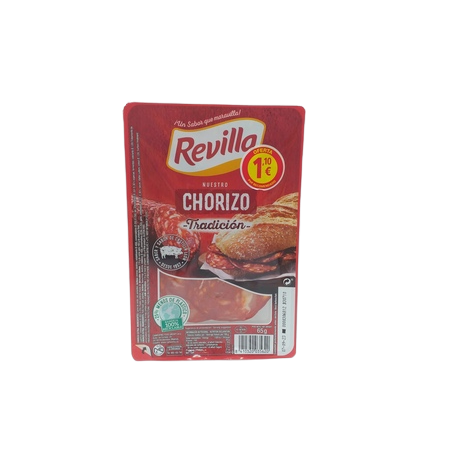Revilla Chorizo Tradicion Lonchas 70grs
