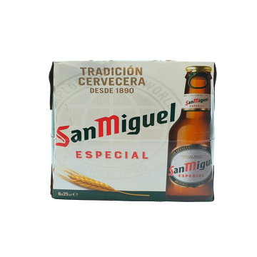 San Miguel Botellín Pack6 25cl