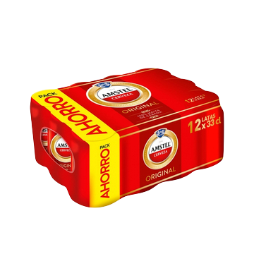 Amstel Pack 12 Latas X 33cl