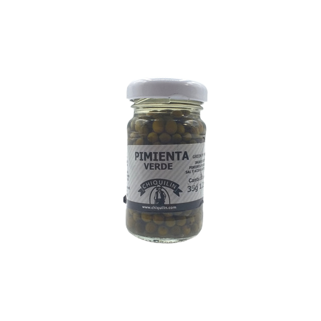 Chiquilin Pimienta Verde Salmuera Cristal 35grs
