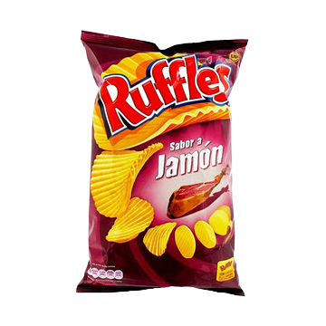 Lays Ruffles Jamón 160grs
