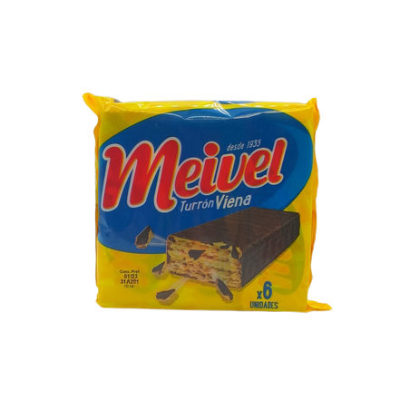 Meivel Turron Viena 6ud 180grs