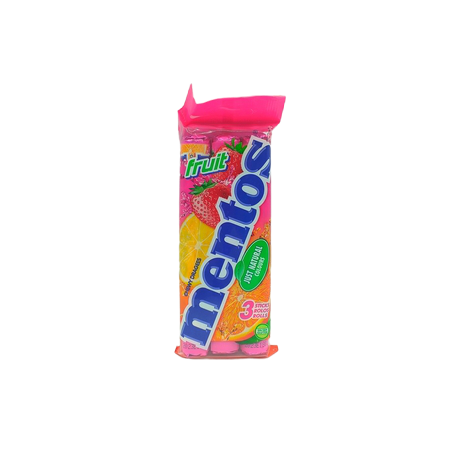 Mentos Frutas Multipack 3x38grs