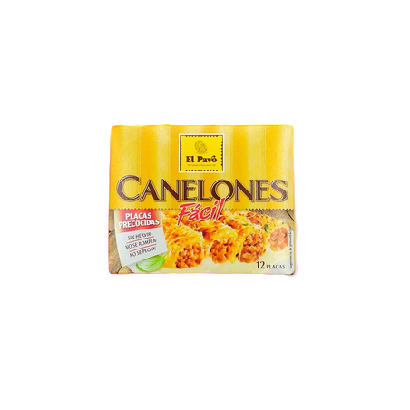 El Pavo Canelones Fácil 12pl 80grs