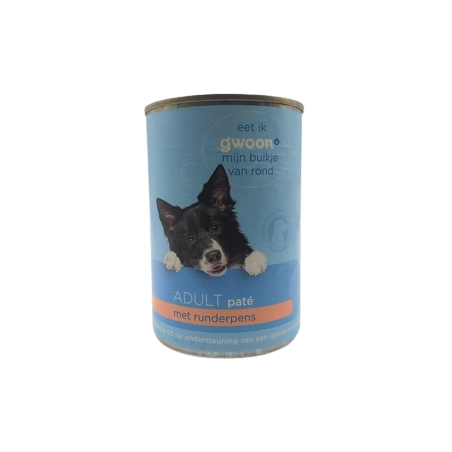 Gwoon Pate Met Runderpens Lata 400grs